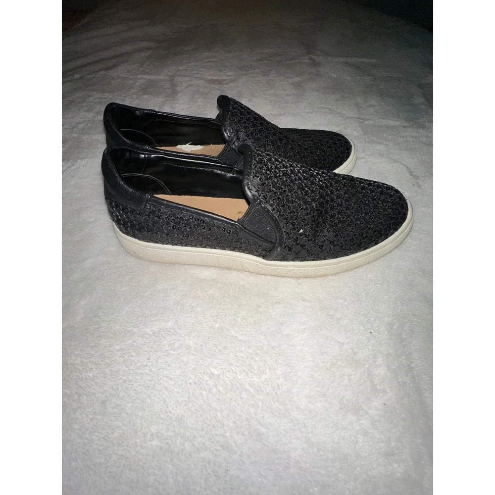 UGG cas Slip On Sneakers Black Sequin Embellished Casual Shoes Women's‎